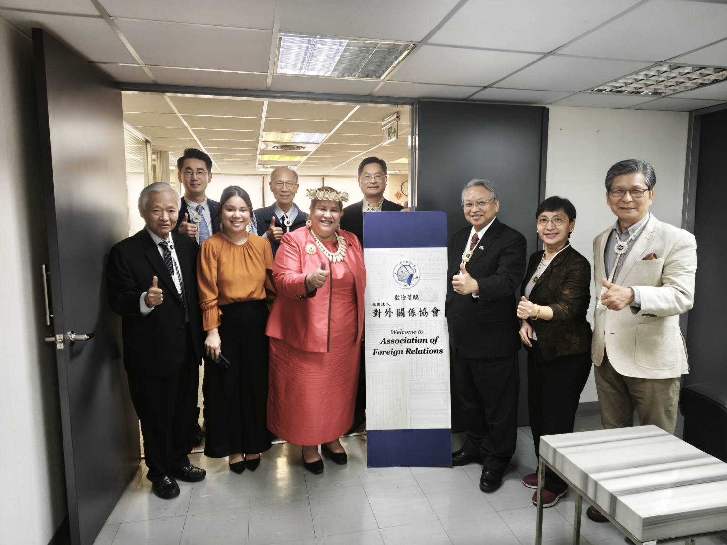 H.E. Ambassador Anjanette Kattil from Marshall Islands Visits AFR